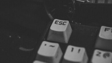 white and black computer keyboard