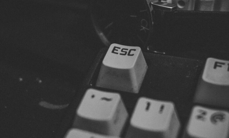 white and black computer keyboard