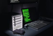 a laptop and a computer